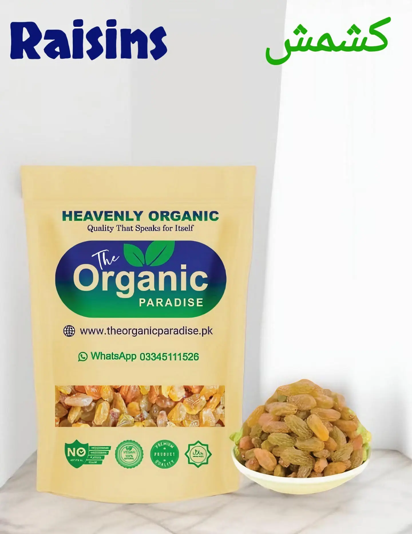 RAISINS The Organic Paradise