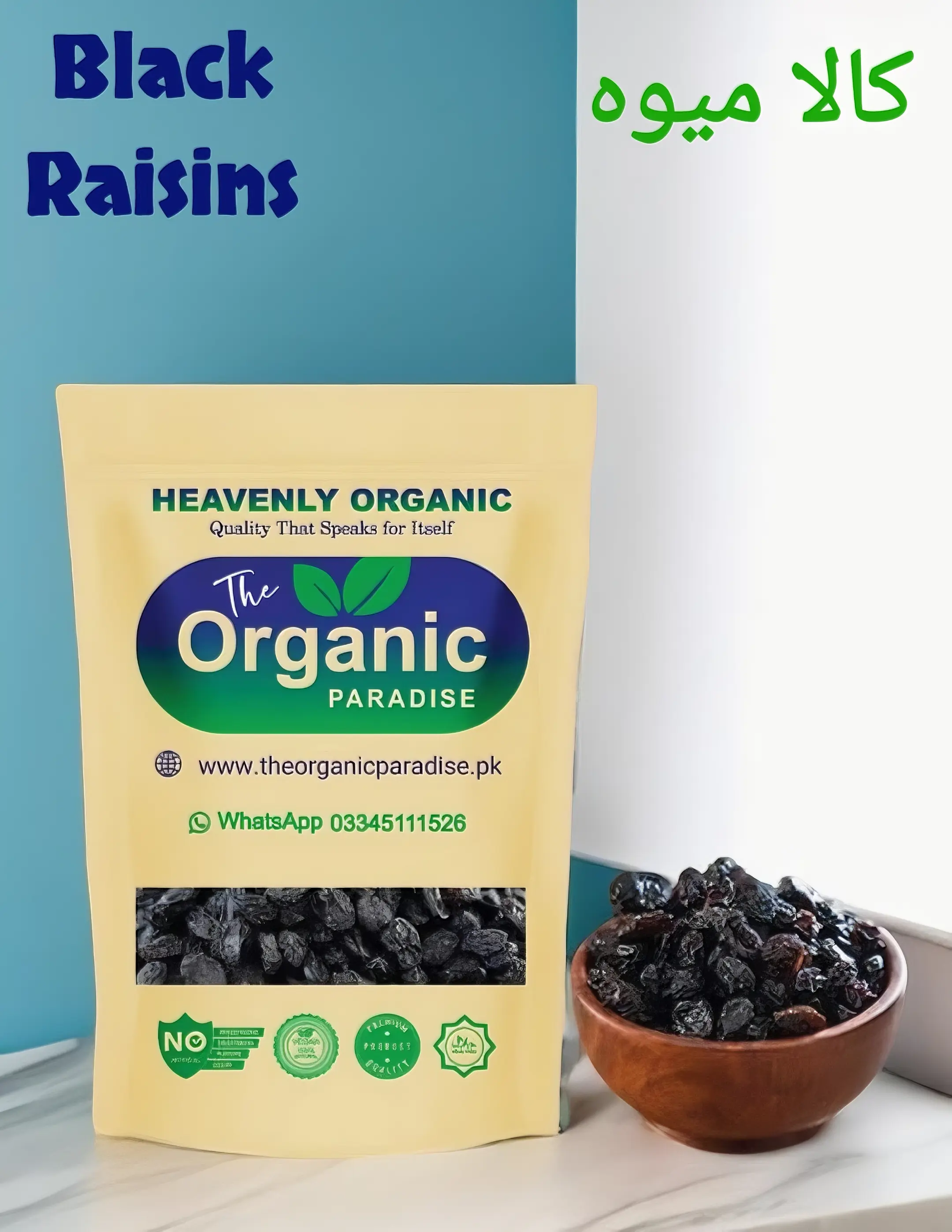 BLACK RAISINS The Organic Paradise