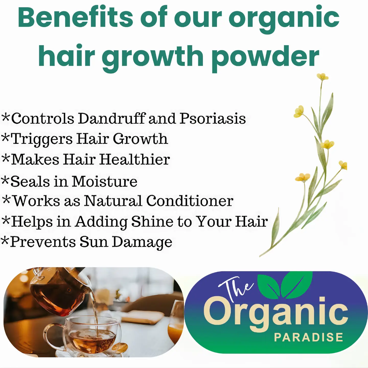 HAIR GROWTH TEA theorganicparadise.pk