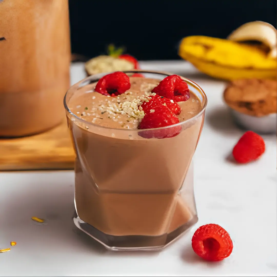 MUSCLE GAIN Protein Powder (chocolate flavour The Organic Paradise