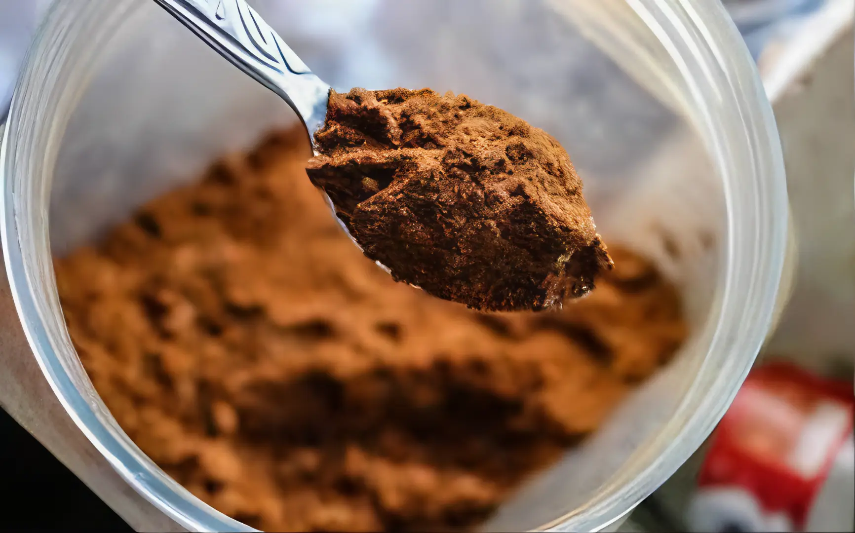 MUSCLE GAIN Protein Powder (chocolate flavour The Organic Paradise