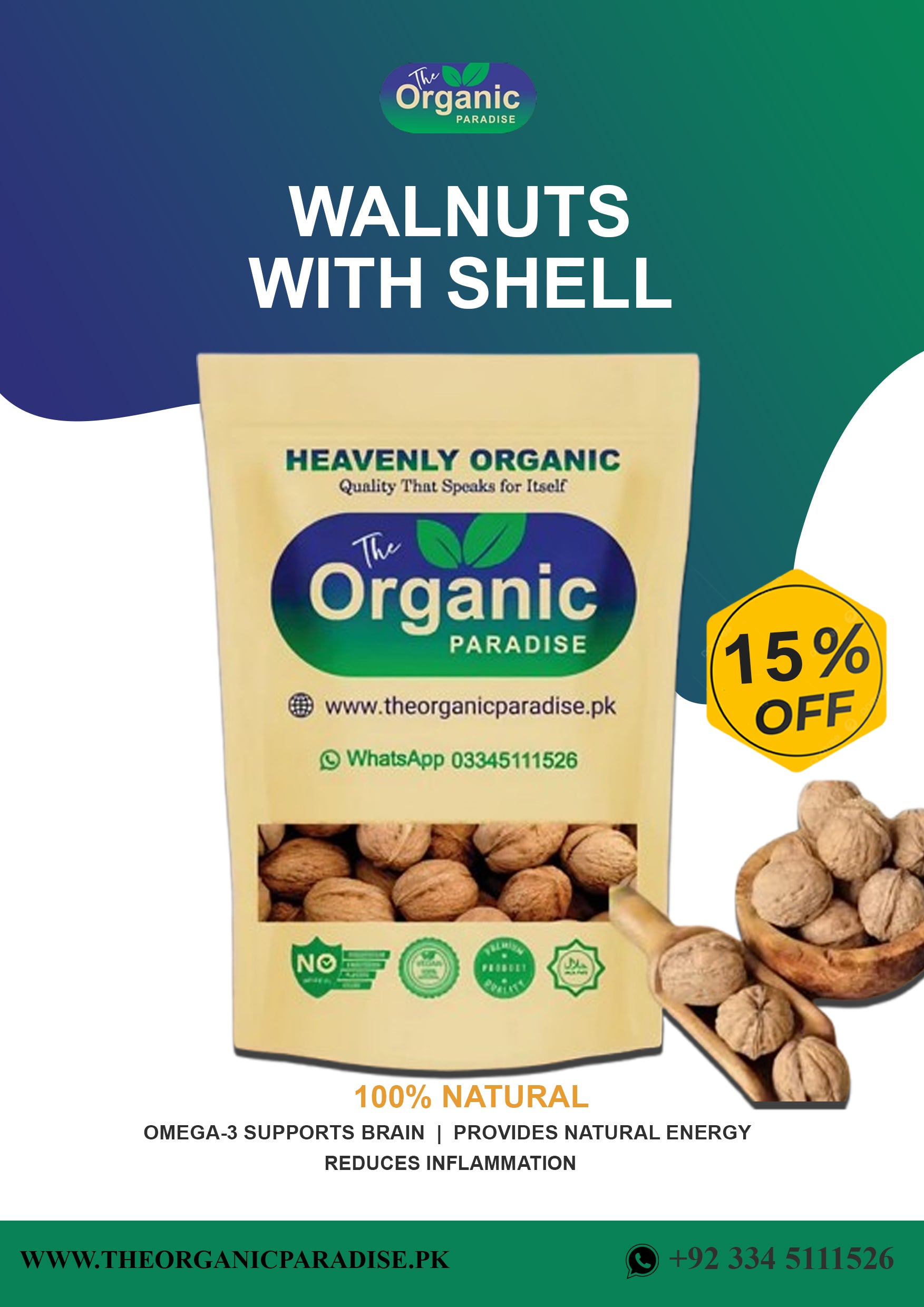WALNUTS WITH SHELL (DESI)