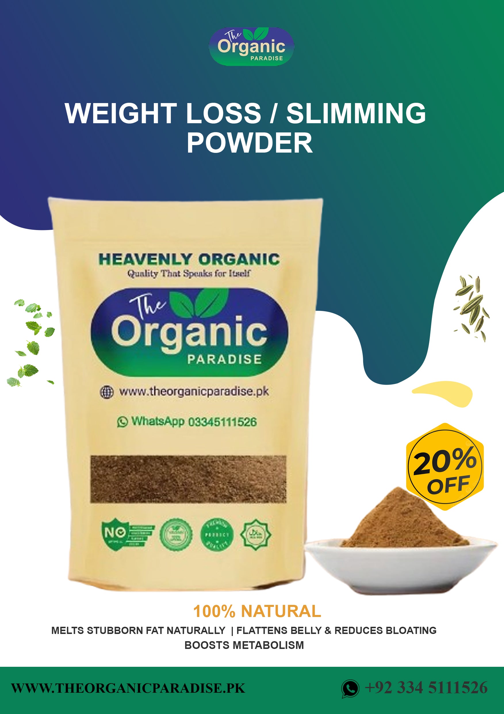 WEIGHT LOSS/SLIMMING POWDER